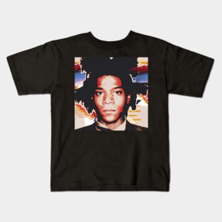 Basquiat king crwon Kids T-Shirt